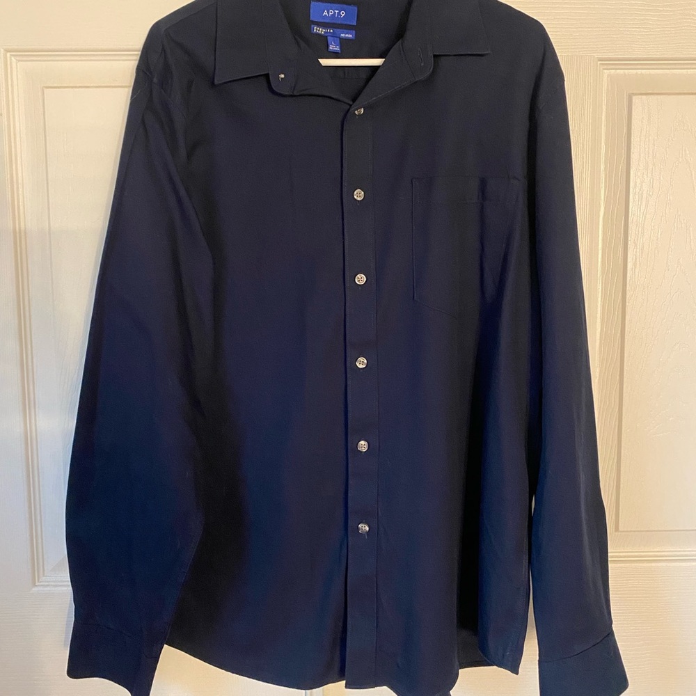 Long sleeve collar Mens dress shirt